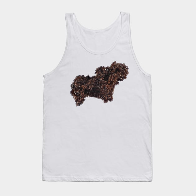 Instant coffee isolated on white background, light micrograph Tank Top by SDym Photography